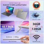AXETOP 10" Android Tablet with Keyboard & Accessories