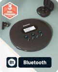 Oakcastle Bluetooth CD Player with 12-Hour Playtime