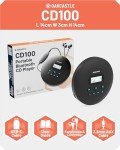 Oakcastle Bluetooth CD Player with 12-Hour Playtime