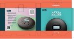 Oakcastle Bluetooth CD Player with 12-Hour Playtime