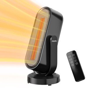 Smart Ceramic Space Heater with Oscillation and Thermostat