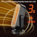 Smart Ceramic Space Heater with Oscillation and Thermostat