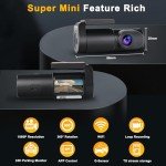 Mini WiFi Dash Cam with 32GB Card - 1080P