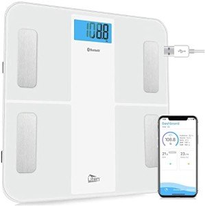 Uten USB Rechargeable Smart Bathroom Weighing Scale