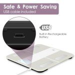 Uten USB Rechargeable Smart Bathroom Weighing Scale
