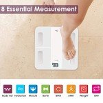 Uten USB Rechargeable Smart Bathroom Weighing Scale