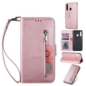 ZTOFERA Rose Gold Flip Case for HUAWEI P Smart 2019