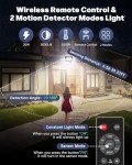 KALAHOL 30W Motion Sensor Security Floodlight
