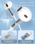 MFi Certified Lightning In-Ear Headphones for iPhone