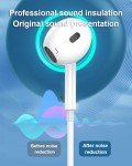 MFi Certified Lightning In-Ear Headphones for iPhone