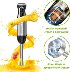 Bonsenkitchen 4-in-1 Stainless Steel Hand Blender