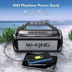 W-KING 90W Waterproof Bluetooth Speaker with Deep Bass