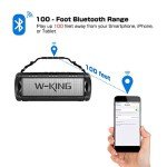 W-KING 90W Waterproof Bluetooth Speaker with Deep Bass