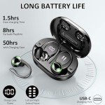 Bluetooth 5.4 Wireless Earbuds with 50H Playtime