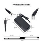Fosi Audio 48V Power Adapter for Hi-Fi Amp
