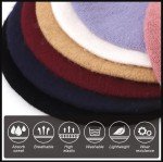 Hot Pink Wool Beret Hat for Women and Men