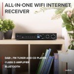 Audizio Bolzano DAB+ Radio with CD, Bluetooth, WiFi