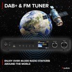 Audizio Bolzano DAB+ Radio with CD, Bluetooth, WiFi
