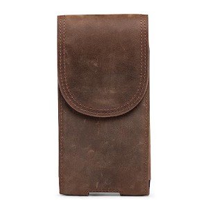 Genuine Leather Phone Belt Holster for iPhone