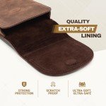 Genuine Leather Phone Belt Holster for iPhone