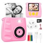 Instant Print Kids Camera - 1080P Digital Toy