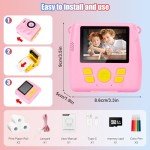 Instant Print Kids Camera - 1080P Digital Toy