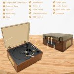 Portable Bluetooth Retro CD Player with Speakers