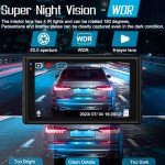 Kussla 1080P Dash Cam with 64GB Card