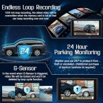 Kussla 1080P Dash Cam with 64GB Card