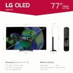 LG C3 Series 77-Inch OLED Smart TV 2023