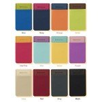 Beige Stick-On Smartphone Wallet Card Holder