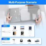 2 Pack USB C to 3.5mm Audio Adapters