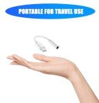2 Pack USB C to 3.5mm Audio Adapters