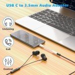 2 Pack USB C to 3.5mm Audio Adapters