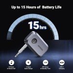 UGREEN Bluetooth 5.3 AUX Adapter for Car & Home