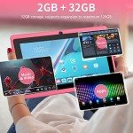 Haipky 7" Android 11 Tablet - 2GB RAM, Pink