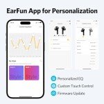 EarFun Wireless Earbuds with Deep Bass & IPX7 Waterproof