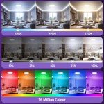 Smart RGB LED Ceiling Light with Remote Control
