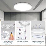 Smart RGB LED Ceiling Light with Remote Control