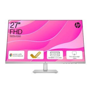 HP 27" FHD Adjustable Monitor - 100Hz, HDMI