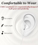 2 Pack USB C Headphones with Mic and Volume Control