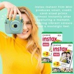 Clikoze Mint Green Instant Camera Bundle with Accessories