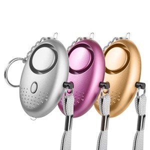 Binky Personal Alarm Keychain Set - 3 Pack