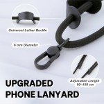6mm Crossbody Phone Lanyard with Tether Tabs
