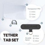 6mm Crossbody Phone Lanyard with Tether Tabs