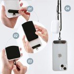 6mm Crossbody Phone Lanyard with Tether Tabs