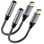 2-Pack USB-C to 3.5mm Headphone Adapter