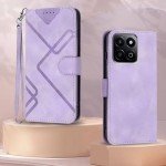 Honor 200 Wallet Case with Kickstand and Strap