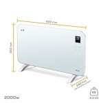 Smart Glass Panel Heater with WiFi & Voice Control