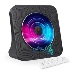 Bluetooth Desktop CD Player with Portable Speakers